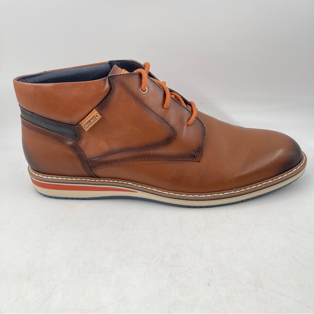 NIB! Pikolinos Men’s Avila -Size 11.5-12 -Brown Leather Dressy Ankle Boots 45 Eu